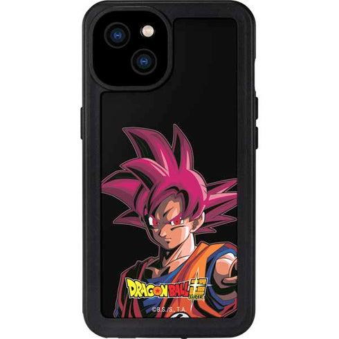 Dragon Ball Super Goku Portrait Super Sayan 4 iPhone 15 Plus Waterproof Case
