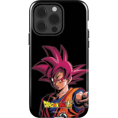 Dragon Ball Super Goku Portrait Super Sayan 4 iPhone 15 Pro Impact Case