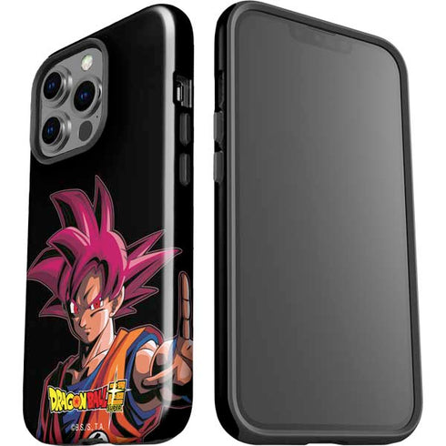Dragon Ball Super Goku Portrait Super Sayan 4 iPhone 15 Pro Impact Case