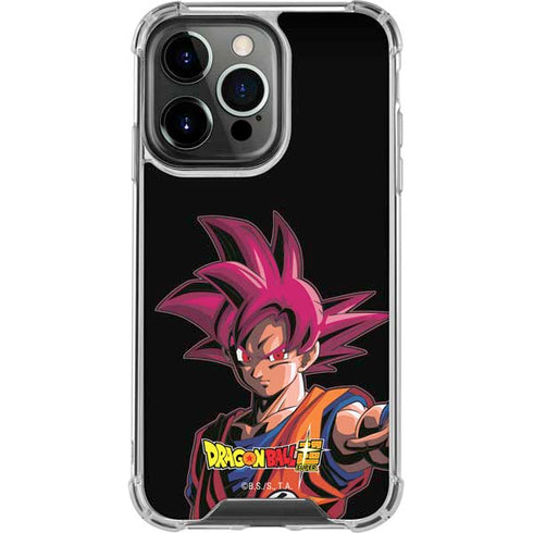 Dragon Ball Super Goku Portrait Super Sayan 4 iPhone 15 Pro Max Clear Case