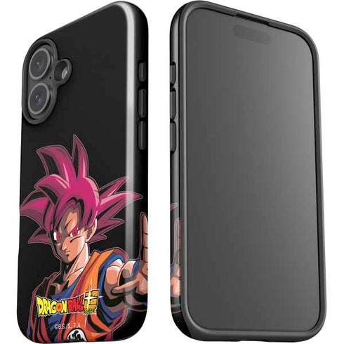 Dragon Ball Super Goku Portrait Super Sayan 4 iPhone 16 Impact Case