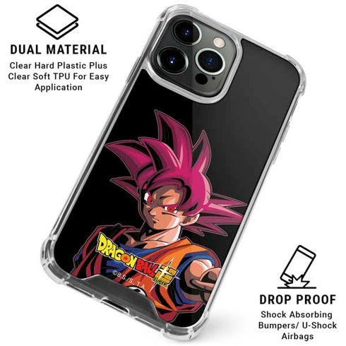 Dragon Ball Super Goku Portrait Super Sayan 4 iPhone 16 Pro Max Clear Case