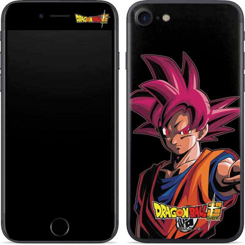 Dragon Ball Super Goku Portrait Super Sayan 4 iPhone 8 Skin