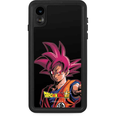Dragon Ball Super Goku Portrait Super Sayan 4 iPhone XR Waterproof Case