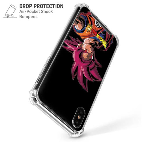 Dragon Ball Super Goku Portrait Super Sayan 4 iPhone XS Max Clear Case