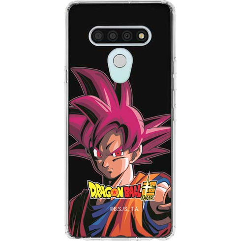 Dragon Ball Super Goku Portrait Super Sayan 4 LG Stylo 6 Clear Case