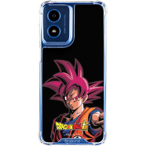 Dragon Ball Super Goku Portrait Super Sayan 4 Moto G 5G (2024) Clear Case