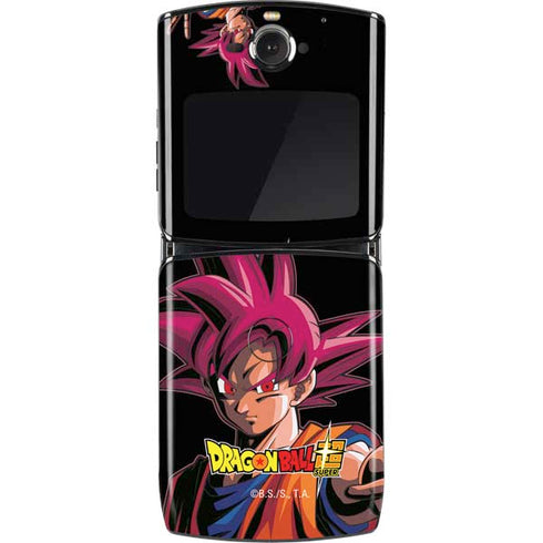 Dragon Ball Super Goku Portrait Super Sayan 4 Motorola RAZR Skin