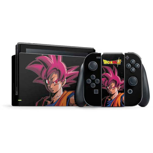 Dragon Ball Super Goku Portrait Super Sayan 4 Nintendo Switch Bundle Skin