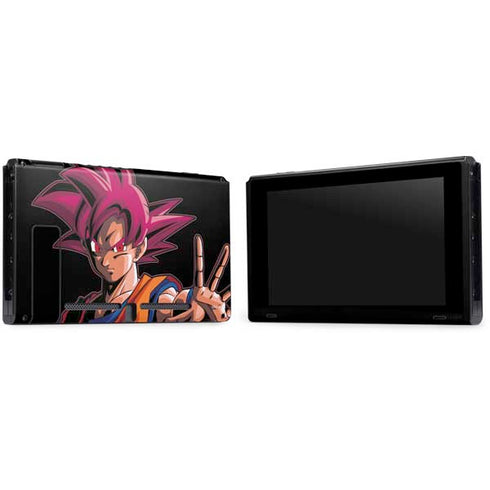Dragon Ball Super Goku Portrait Super Sayan 4 Nintendo Switch Bundle Skin