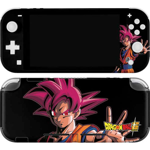 Dragon Ball Super Goku Portrait Super Sayan 4 Nintendo Switch Lite Skin