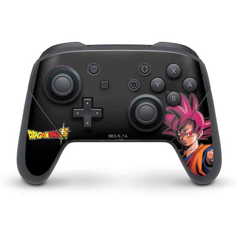 Dragon Ball Super Goku Portrait Super Sayan 4 Nintendo Switch Pro Controller Skin