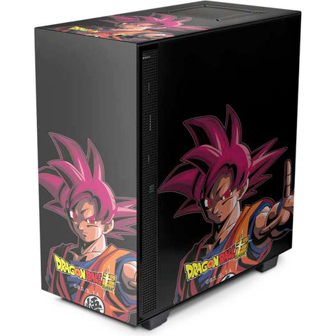 Dragon Ball Super Goku Portrait Super Sayan 4 NZXT H510 Compact ATX Mid-Tower Case Skin
