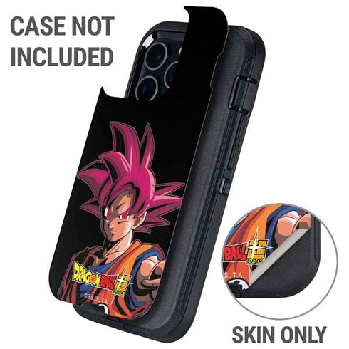 Dragon Ball Super Goku Portrait Super Sayan 4 Otterbox Defender iPhone Skin