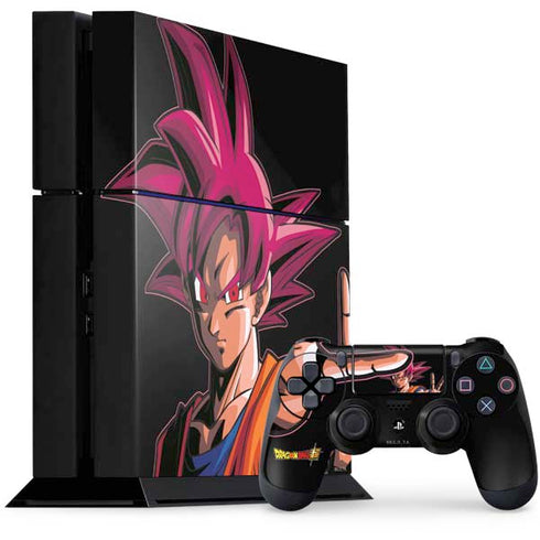 Dragon Ball Super Goku Portrait Super Sayan 4 PlayStation PS4 Skins