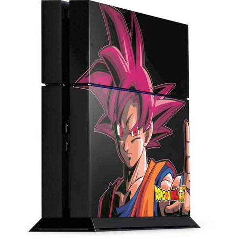 Dragon Ball Super Goku Portrait Super Sayan 4 PS4 Console Skin