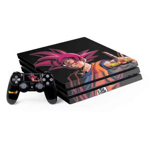Dragon Ball Super Goku Portrait Super Sayan 4 PlayStation PS4 Skins
