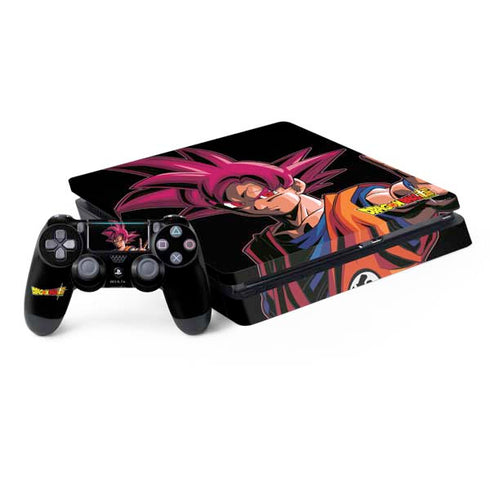 Dragon Ball Super Goku Portrait Super Sayan 4 PlayStation PS4 Skins