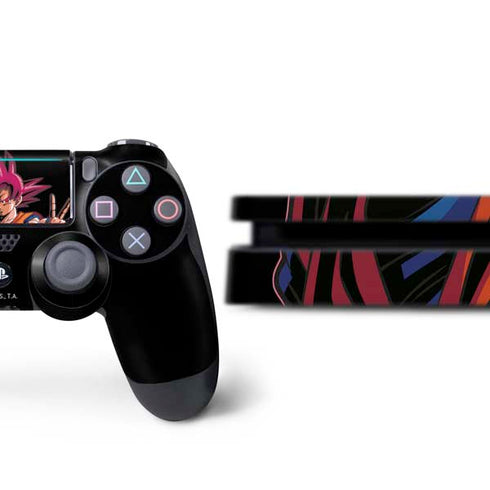Dragon Ball Super Goku Portrait Super Sayan 4 PS4 Slim Bundle Skin