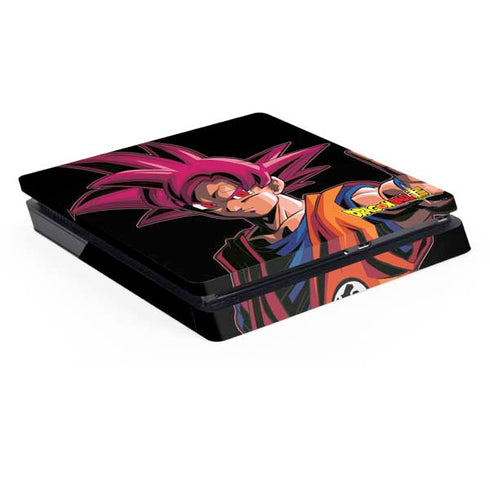 Dragon Ball Super Goku Portrait Super Sayan 4 PlayStation PS4 Skins