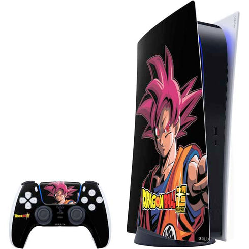 Dragon Ball Super Goku Portrait Super Sayan 4 PS5 Bundle Skin