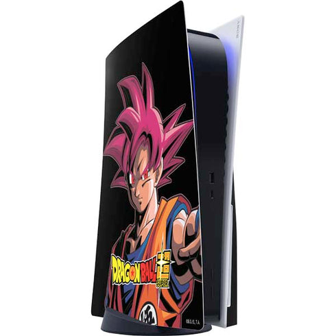 Dragon Ball Super Goku Portrait Super Sayan 4 PS5 Console Skin
