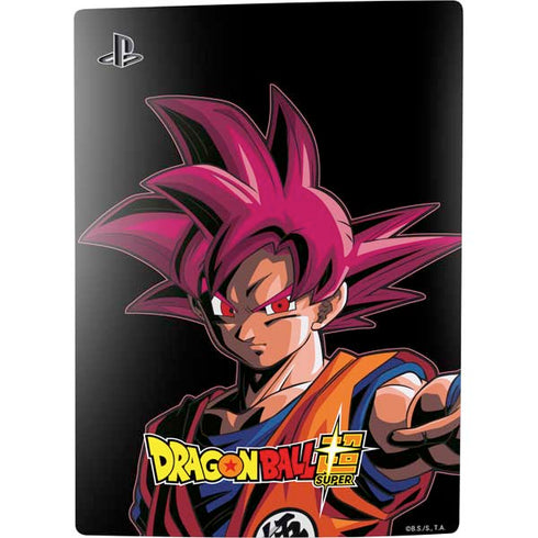 Dragon Ball Super Goku Portrait Super Sayan 4 PS5 Digital Edition Console Skin
