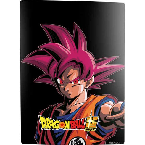 Dragon Ball Super Goku Portrait Super Sayan 4 PS5 Digital Edition Console Skin
