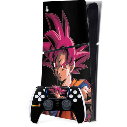 Dragon Ball Super Goku Portrait Super Sayan 4 PlayStation PS5 Skins
