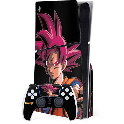 Dragon Ball Super Goku Portrait Super Sayan 4 PlayStation PS5 Skins
