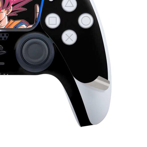 Dragon Ball Super Goku Portrait Super Sayan 4 PS5 Slim Disk Bundle Skin