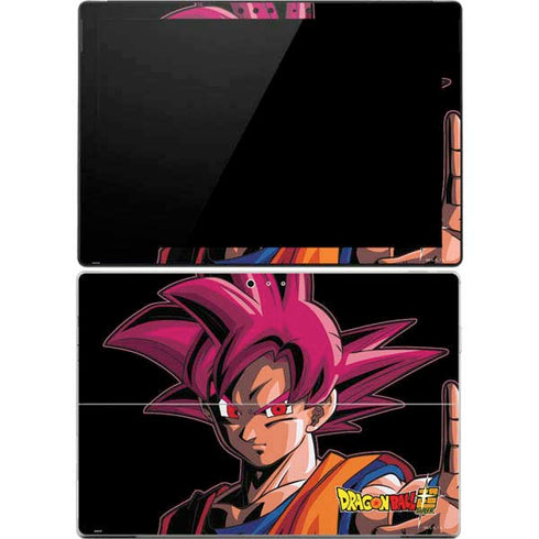 Dragon Ball Super Goku Portrait Super Sayan 4 Surface Pro 4 Skin
