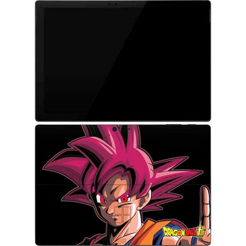 Dragon Ball Super Goku Portrait Super Sayan 4 Surface Pro 7 Skin