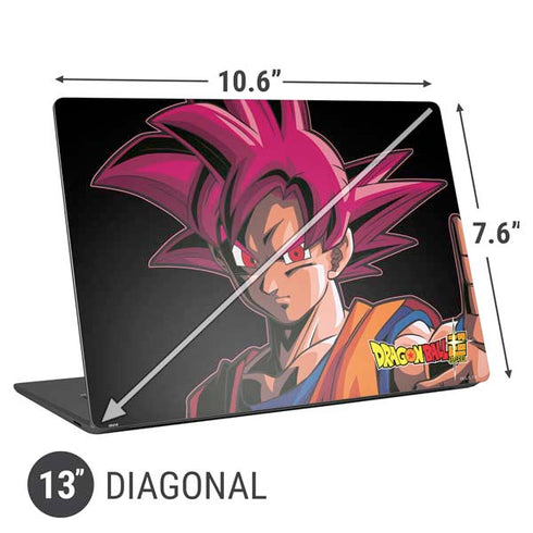 Dragon Ball Super Goku Portrait Super Sayan 4 Universal Laptop 13in (10.6 x 7.6in) Skin
