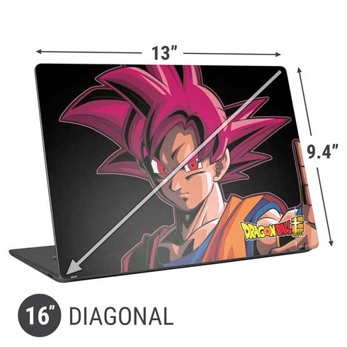 Dragon Ball Super Goku Portrait Super Sayan 4 Universal Laptop 16in (13 x 9.4in) Skin