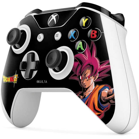 Dragon Ball Super Goku Portrait Super Sayan 4 Xbox One S Controller Skin