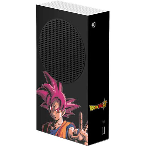 Dragon Ball Super Goku Portrait Super Sayan 4 Xbox Series S Console Skin
