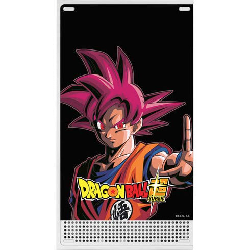 Dragon Ball Super Goku Portrait Super Sayan 4 Xbox Series S Console Skin