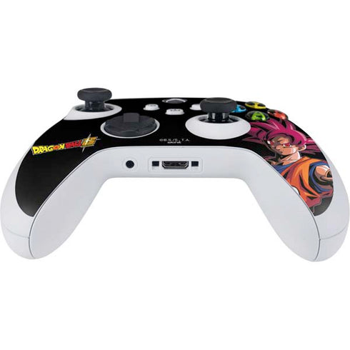 Dragon Ball Super Goku Portrait Super Sayan 4 Xbox Series S Controller Skin