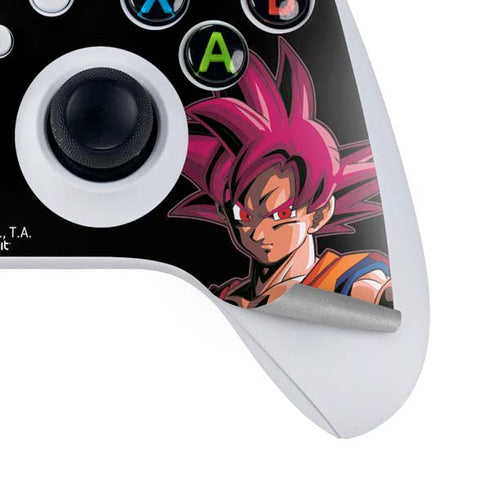 Dragon Ball Super Goku Portrait Super Sayan 4 Xbox Series S Controller Skin