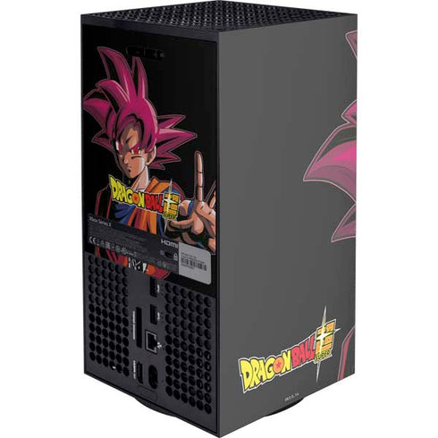 Dragon Ball Super Goku Portrait Super Sayan 4 Xbox Series X Console Skin