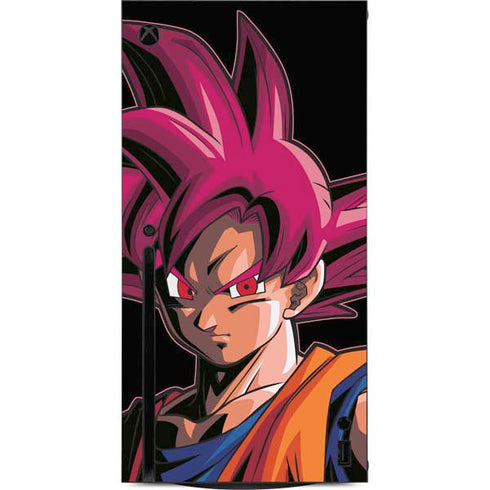 Dragon Ball Super Goku Portrait Super Sayan 4 Xbox Series X Console Skin