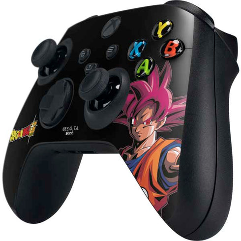 Dragon Ball Super Goku Portrait Super Sayan 4 Xbox Series X Controller Skin