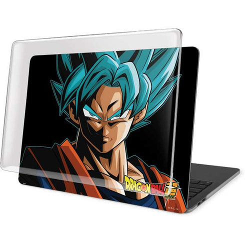 DRAGON BALL SUPER GOKU PORTRAIT SUPER SAIYAN GOD MacBook Pro 15in (2016-19) Case plus Skin