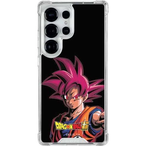 Dragon Ball Super Goku Portrait Super Sayan 4 Galaxy S25 Ultra Clear Case