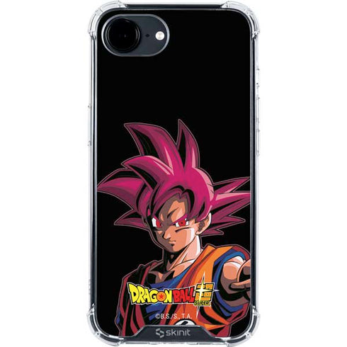 Dragon Ball Super Goku Portrait Super Sayan 4 iPhone 16e Clear Case