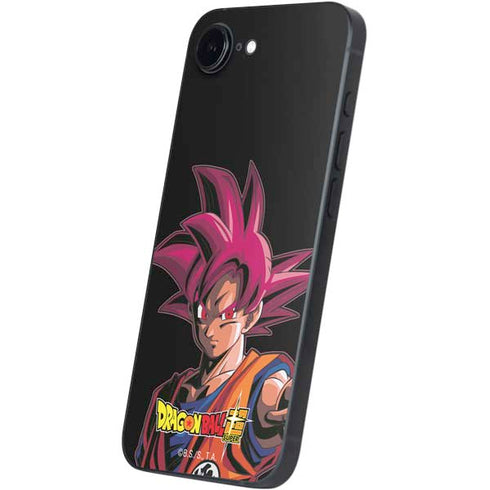 Dragon Ball Super Goku Portrait Super Sayan 4 iPhone 16e Skin