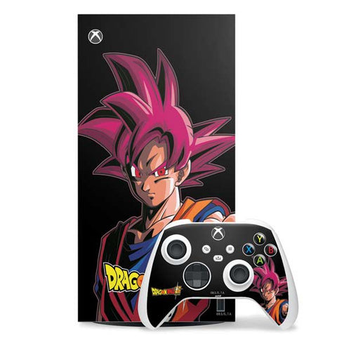 Dragon Ball Super Goku Portrait Super Sayan 4 Xbox Series X Skins