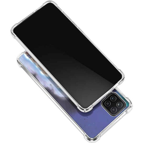 Dragon Ball Super Goku Ultra Instinct Galaxy A12 Clear Case