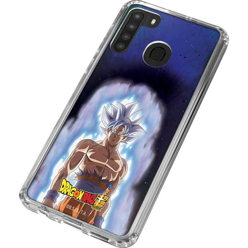Dragon Ball Super Goku Ultra Instinct Galaxy A21 Clear Case